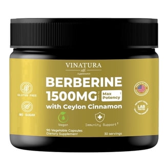 Decent Nature Organic Berberine with Ceylon Cinnamon 2175mg, 90