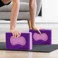 thumbnail image 7 of MicroDry Sure Grip Yoga Block Set of 2 - Purple/Pink, 7 of 7