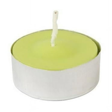 CTC-001-12 Citronella Tealight Candles, Lime Green - 1200 Piece