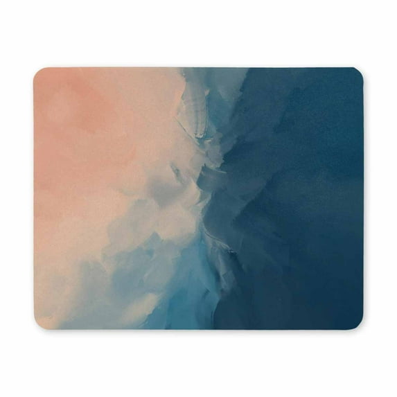 Mouse Pad, Marble Theme Non-Slip Rubber Mousepad with Stitched Edges for Wireless Mouse Laptop Computer Gaming Office Travel Men Women Kids, Cute Design