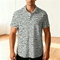 thumbnail image 2 of Awdenio Men's Shirts Valentines Day Heart Short Sleeve Beach Button Down Causal Top Print Hawaii Shirts, 2 of 9