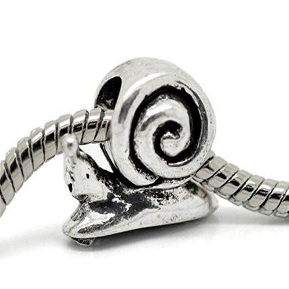 Snail Charm for European Snake Chain Charm Bracelet