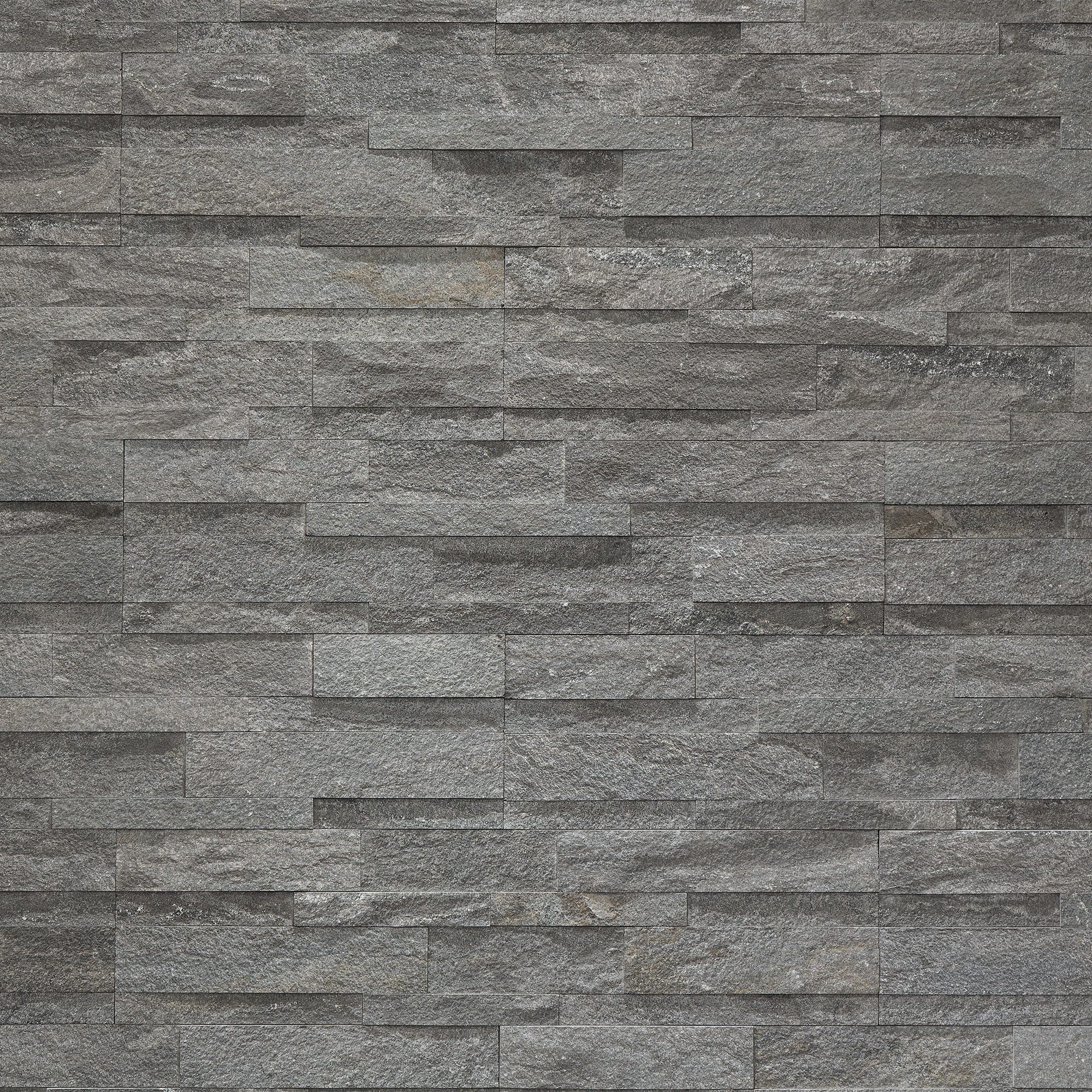 Aspect Peel and Stick Raised Stone Overlay Kitchen Backsplash - Raised Titanium (15 Sq Ft Kit)