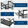 thumbnail image 2 of Tool Storage Rack 3-Tier – Heavy Duty Metal Tool Organizer with 6 Shelves & 35 Slots, Freestanding Utility Tool Holder for Garage, Workshop – 31 Inch, 2 of 7