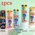 thumbnail image 3 of Vaso térmico para niños de Sonic The Hedgehog de 460 ml, vaso con pajita, botella de acero inoxidable portátil con puntos que rebotan, regalo para niños, 3 of 5