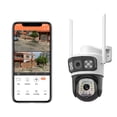 thumbnail image 2 of Xihbxyly En Oferta o Liquidación Cámara Wifi Ptz para Exteriores, Visión Nocturna, Detección Humana, 4 Mp, Protección de Seguridad, Cctv, Cámara Ip de Vigilancia, 2 of 5