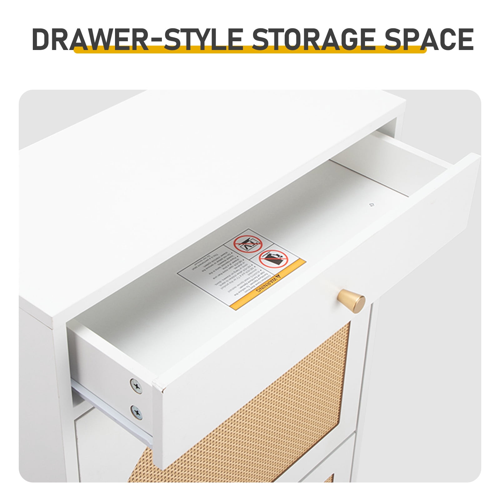White Flip-Top Shoe Cabinet with 1 Drawer 2 Flip Compartments, Particleboard Storage Organizer for Entryway Apartment Hallway