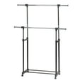 thumbnail image 7 of IRIS Extendable Double Rod Clothes Rack, Garment Rack, Clothing Rack w/Lockable Wheel, 7 of 7