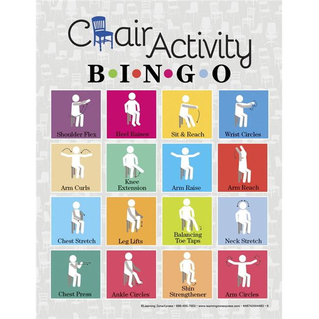 Chair Activity Bingo - Walmart.com - Walmart.com