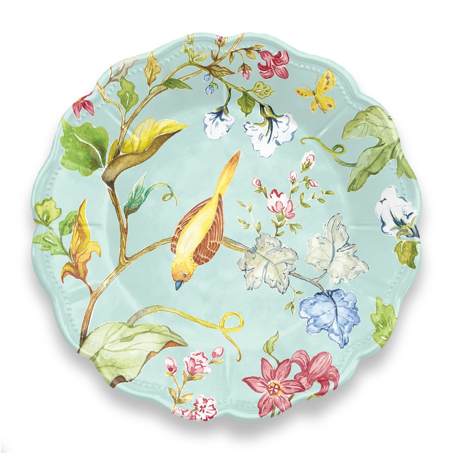 Spring Chinoiserie Dinner Plate, 10.9