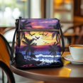 thumbnail image 3 of HELLHERO Ocean Sunset Beach Shoulder Bag, Waterproof Satchel Bag Adjustable Shoulder Strap Fashion Purse Satchel for Travel Daily, 3 of 7