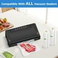 thumbnail image 6 of (2 pack) Mainstays 8" x 20' Vacuum Sealer Bag Rolls, 2-Count Vacuum Seal Rolls for Food Storage and Sous Vide, Works With All Brands Food Vacuum Sealer Machines, 40 Feet Total, 6 of 6