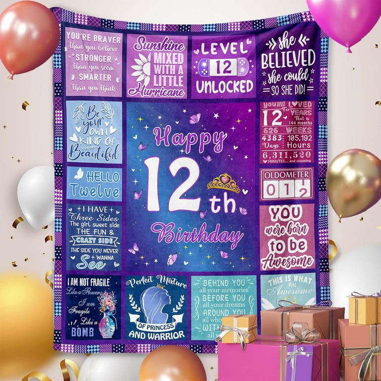 12th Birthday Gifts for Girls, 12 Year Old Girl Birthday Gift