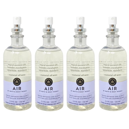 Bath & Body Works Aromatherapy Air Lavender Eucalyptus Spearmint Mandarin 4 Essential Oil Mist