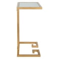 thumbnail image 6 of SAFAVIEH Murphy Solid Classic Accent Table, Gold/White Glass, 6 of 11