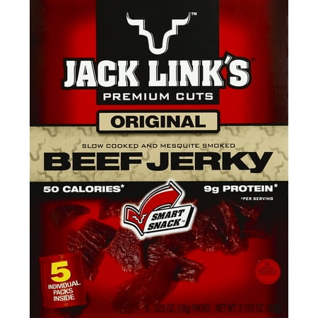 Jack Link's Original Beef Jerky, 0.625 Oz., 5 Count