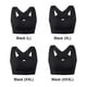 thumbnail image 2 of 3pcs Sports Bra Black Seamless Yoga Push Up For Women Elastic Posture Corrector, 2 of 4