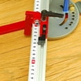 thumbnail image 4 of Kit de pntil de junta de caja de tope de ángulo CUTICAT Medidor de ingletes para sierra de mesa rojo, 4 of 8