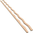 thumbnail image 6 of Ekena Millwork 47"H x 1/4"T Eastport Adjustable Wood Decorative Slat Wall Panel Kit, Hickory (contains 43 Slats + 1 Straight Edge Starter Slat), 6 of 16