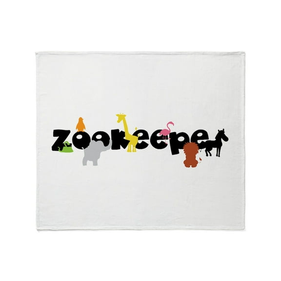 CafePress - Zoo Keeper Throw Blanket - Soft Fleece Throw Blanket, 50"x60" for All Ages