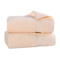thumbnail image 3 of Long Staple Combed Egyptian Cotton Bath Sheet Set, Peach, by Superior, 3 of 15