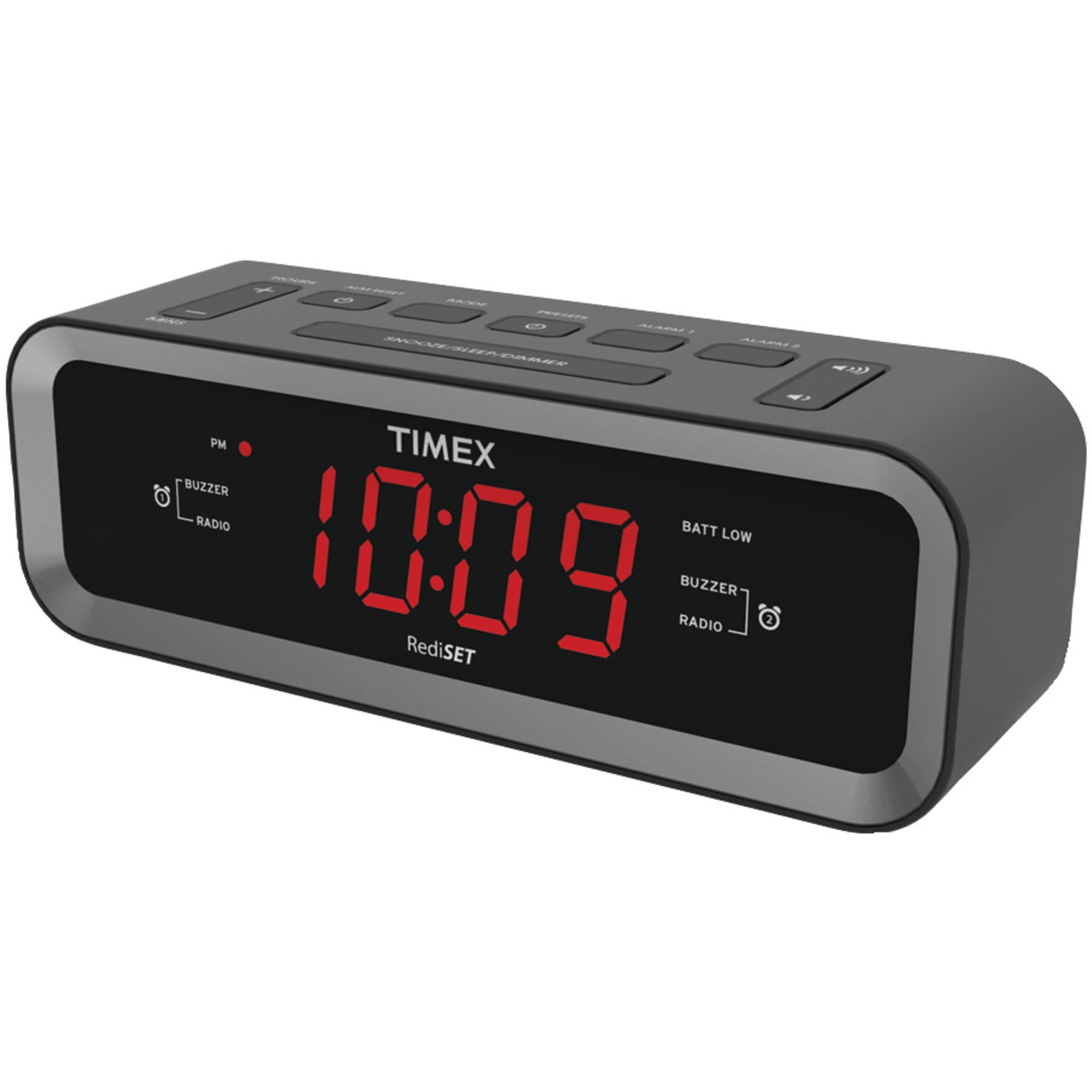 Indiglo Dual Alarm Clock with USB