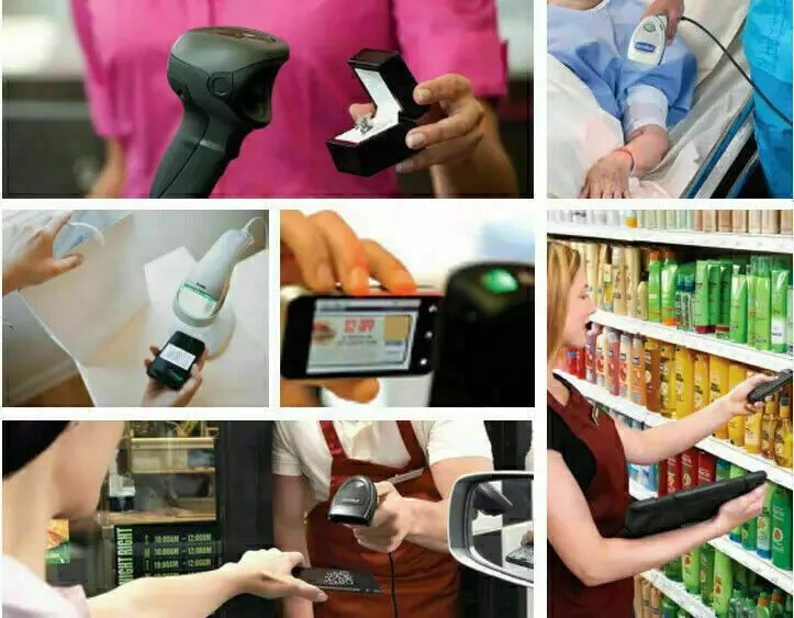 DS4308-SR00007ZZAP 1D 2D Handheld Corded Barcode Scanner w/ USB Cable