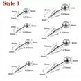 thumbnail image 2 of QQTDFG 16G 18G Stainless Steel Stud Earring Spike Helix Tragus Barbell Piercing Jewelry-Style 3-1mmx6mm-4x10mm, 2 of 2