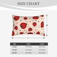 thumbnail image 6 of Balery Red Ladybug Bedding Queen Pillow Cases - Envelope Closure - Soft Brushed Microfiber Fabric - Shrinkage and Fade Resistant Pillow Cases-16"x24", 6 of 9