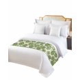 thumbnail image 2 of Xipuska Green Spring Floral Bed Runners for Cal King Size Bed, Decorative Bed Throws for Foot of Bed, Pastoral Flower Rustic Bed Runner Sofa Throw Bedding Scarf Protector Slipcover for Bedroom/Hotel, 2 of 6