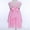 Pink, variant on TiaoBug Kids Girls' Sequined Ballet Dance Gymnstics Leotard Irregular Chiffon Dress Lyrical Modern Performance Dancewear