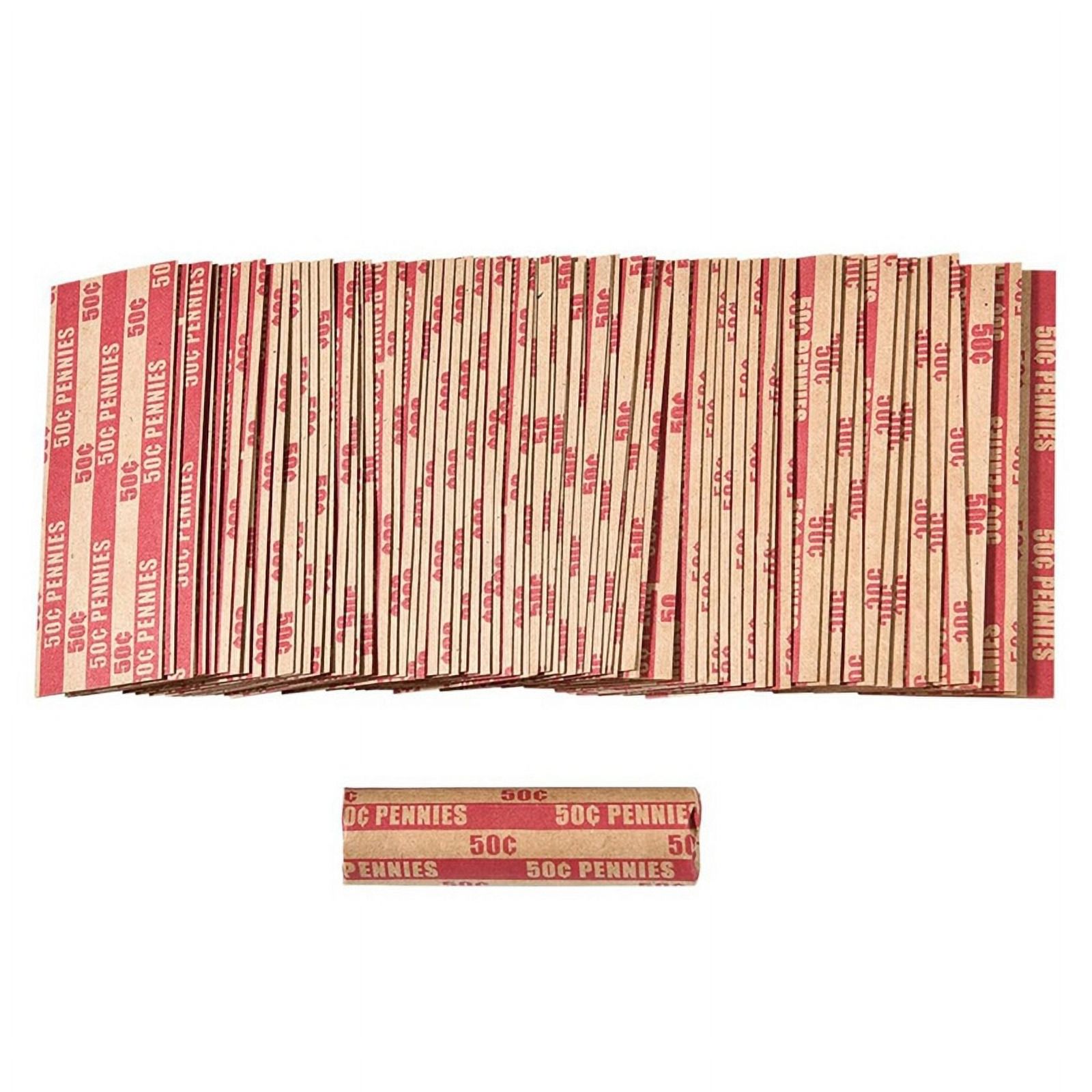 Penny Coin Wrappers Penny Sleeves Flat Penny Rolls Wrappers 1000PCS