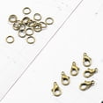thumbnail image 3 of Clases de garra de joyería Pulseras de metal Sujetadores Llaveros llaveros Ganchos artesanías hechas a mano Close Close Clips DIY Art Work Accesorios Eigraketly HA010492-00B, 3 of 7