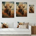 thumbnail image 4 of Designart "Majestic Bison in a Pastoral Scene III" Animals Print on Natural Pine Wood, 4 of 5