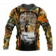 thumbnail image 4 of Sudadera con capucha para hombre con estampado 3D de animales de caza de ciervos y cazadores, jersey de manga larga de camuflaje a la moda para exteriores, 4 of 4