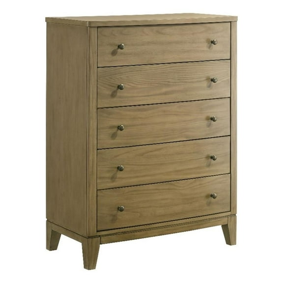 Granada 5-drawer Bedroom Chest of Drawers Natural Pine