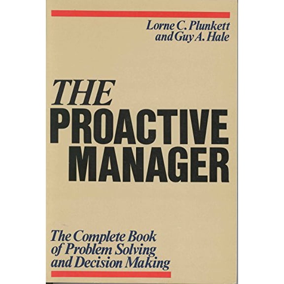 Pre-Owned The Proactive Manager, 9780471815228, 0471815225, Paperback,