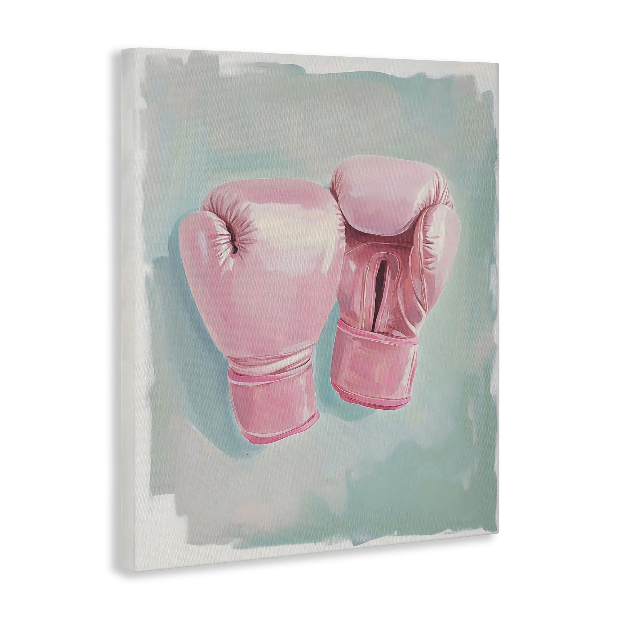 Stupell Industries Feminine Pink Boxing Gloves Canvas Wall Art, design by The Prints Vibe