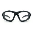 thumbnail image 4 of Choppers Clear - Dark Photochromic Lens Mens Foam Padded Wrap Biker Sunglasses [All Black], 4 of 8