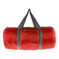 thumbnail image 4 of Bolso de lona de viaje plegable bolso liviano bolso cilíndrico portátil bolso de equipaje portátil para senderismo de piscina deportiva al Rojo, 4 of 8