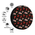 thumbnail image 4 of Sikiie Fire Fighting PVC Leather Spare Tire Wheel Cover Spare Tire Cover, for Car Truck SUV Camper Trailer Universal Fit(14-17in)-15 inch, 4 of 6