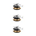 thumbnail image 4 of mmirethe Solar Powered Car Air Freshener Creative Diffuser Small Car for Car Interior Golden 10.4x8cm 3Set, 4 of 6
