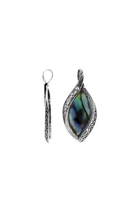 AP-1128-AB Sterling Silver Pandant With Abalone
