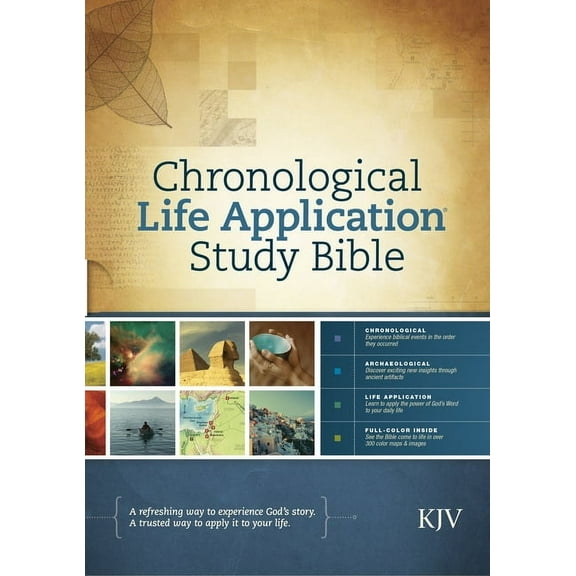 Chronological Life Application Study Bible-KJV, (Hardcover)