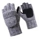 thumbnail image 1 of Guantes sin dedos jinwen Tejer De Medio para Correr Niñas Otoño Gris claro, 1 of 8