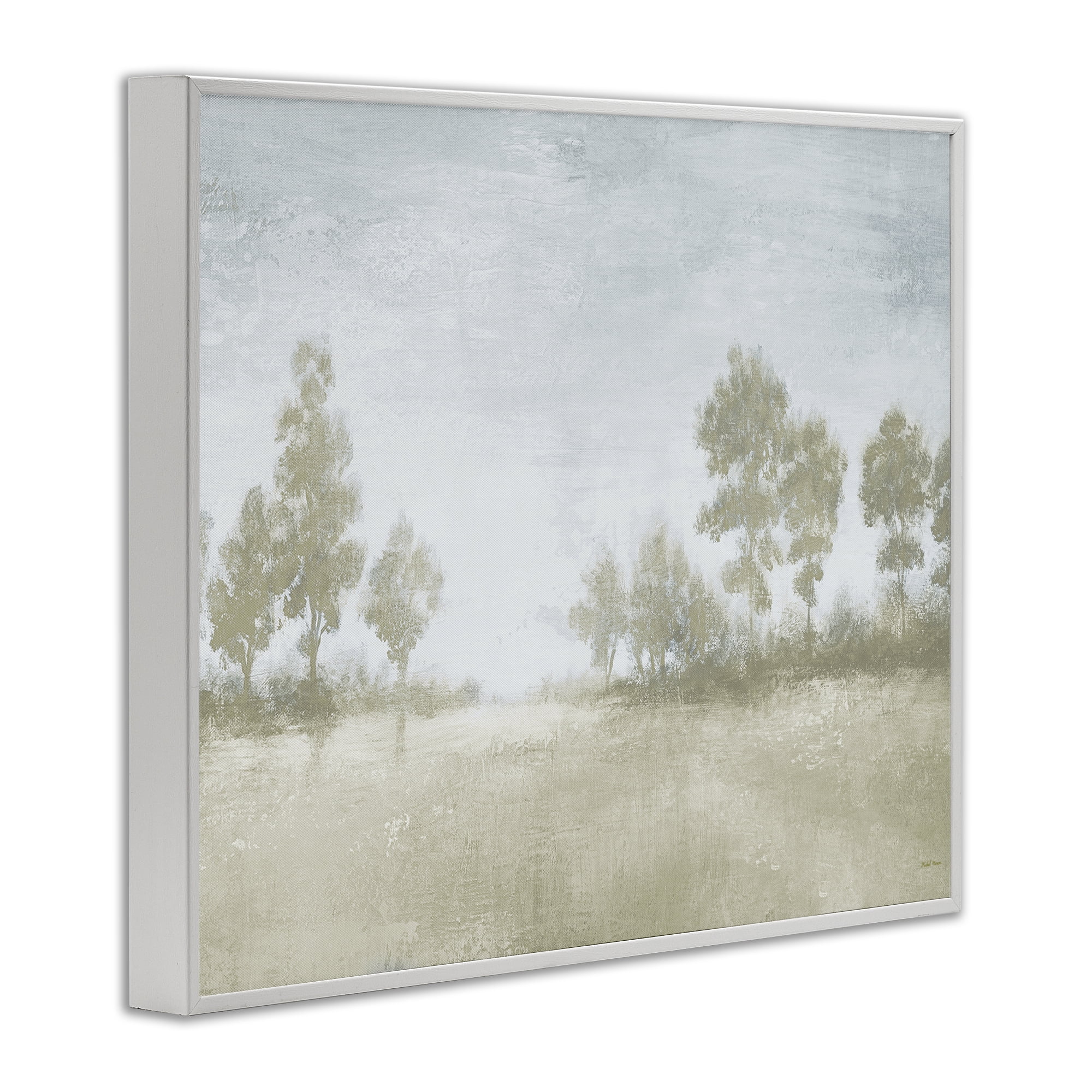 Stupell Industries Soft Distant Valley Landscape White Framed Giclee Art, design by Michael Marcon