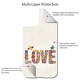 thumbnail image 4 of DistinctInk Custom SKIN / DECAL compatible with OtterBox Defender for iPhone 11 Pro MAX (6.5" Screen) - Spring Collection - Floral LOVE Birds, 4 of 5