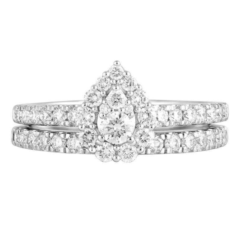 Unique Moments 1 Ct Lab Grown Diamond Wedding Bridal Set in Unique Moments 1 Ct Lab Grown Diamond Wedding Bridal Set in