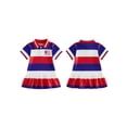 thumbnail image 2 of Cenuakty Kids Girls Summer T-Shirt Dress Red 6M 12M 18M 24M 2T 3T 4T Short Sleeve A-Line Dress for Toddler 4th of July Clothes, 2 of 9