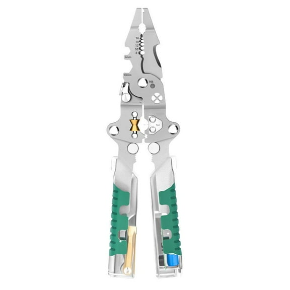 8 in 1 Wire Stripping Pliers, Multi-Functional Wire Stripper Tool with Cutter, Crimper & Voltage Tester – Electrician Tools for Home Repair & Circuit Maintenance